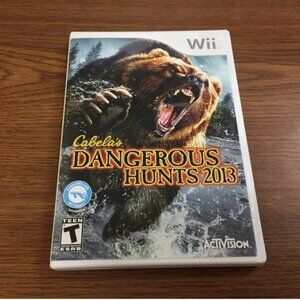 Cabela's Dangerous Hunts Nintendo Wii WORKS